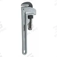 PROTO Pipe Wrench: Aluminum, 4 in Jaw Capacity, Serrated, 24 in Overall Lg, I-Beam, Natural (MPN J824A). Key specifications — attr309808: I-Beam; attr309815: Aluminum; attr324941: PROTO.