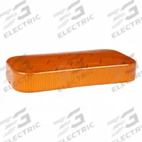 GROTE Replacement Lens: Rectangular, Light Bar, 2 5/8 in Ht - Vehicle Lighting, Polycarbonate, Amber (MPN 98313). Key specifications — Material: Polycarbonate; Compatible Light Type: Light Bar; Brand: GROTE.