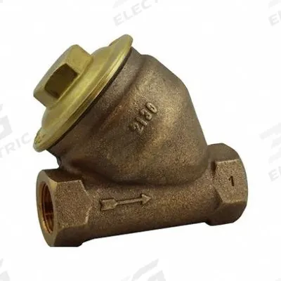 NICHOLSON Steam Trap: Bronze Body, Angle Design, 8,200 lb/hr, 1 in FNPT Inlet - Bronze Angle Thermostatic Steam Traps