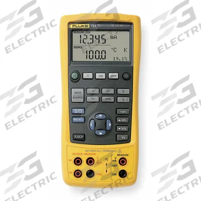 FLUKE Handheld Temperature Calibrator: -328°F to 4,532°F /-200°C to 800°C - Handheld RTD & Thermocouple Calibrators