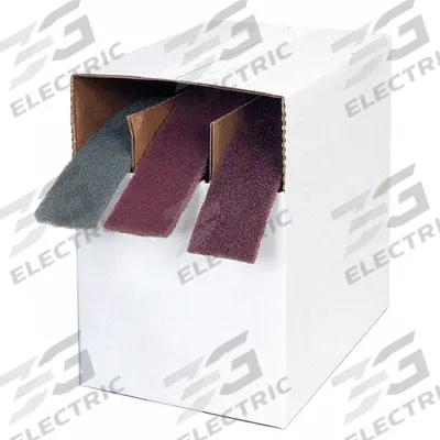 NORTON Abrasive Roll Kit: 2 in W x 15 ft L, Aluminum Oxide/Silicon Carbide, Gray - Surface-Conditioning Roll Assortments