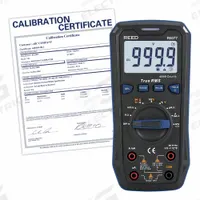 REED INSTRUMENTS Digital Multimeter: TRMS, CAT III 600V, 999.9 V Max AC Volt Measurement (MPN R5077-NIST). Key specifications — Instrument Counts: 9,999; Brand: REED INSTRUMENTS; Calibration Certificate Included: Included.