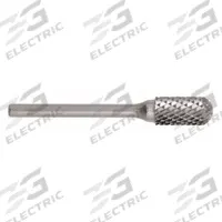 CLE-LINE Carbide Bur: Ball-Nosed Cylinder, SC-1, Double Cut, 1/4" x 5/8" Head, 1/4" Shank (MPN C17541). Key specifications — Trade Number: SC-1; Brand: CLE-LINE.