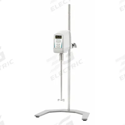 CAFRAMO Overhead Mixer: 2,500 RPM Max Speed, 10 N-cm, 2 L Volume, 0.81 lb Wt, Variable - Low-Torque Overhead Stirrers