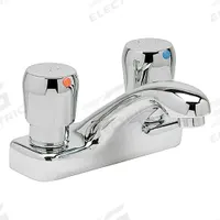 ZURN Low Arc Bathroom Faucet: AquaSpec®, Centerset, Cast Brass, Chrome Finish, 0.5 gpm Flow Rate (MPN Z86500-XL-3M). Key specifications — Brand: ZURN; Series: AquaSpec®; Includes: Mounting Hardware.