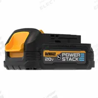 DEWALT Battery: 20V MAX*, 1.7 Ah, Battery Included, 20V DC (MPN DCBP034G). Key specifications — attr1278107: Oil-Resistant.