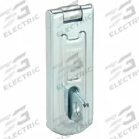ABUS Concealed Hinge: Steel, 3 1/8 in Lg, 1 in Wd (MPN 100/80). Key specifications — Brand: ABUS; Material: Steel.