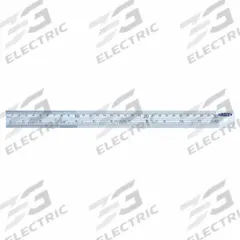 INSIZE Steel Rule: 7110-1500, 5 ft / 1,500 mm, 0.07 in Thick, Clear, Black, Rigid, Square Edge, Rule. Key specifications — attr939978: 1 mm; attr944136: Pouch; attr934745: INSIZE; attr944504: Outside Read; attr944508: Horizontal; attr944509: Clear; attr939993: Decimal; attr986193: Etched.
