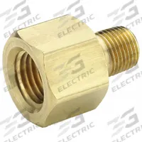 PARKER Metal Pipe Straight: Straight, 3/4 in x 3/8 in, Female NPT Threaded x Male NPT Threaded (MPN 222P-12-6). Key specifications — Maximum Operating Pressure: 1,000 psi.