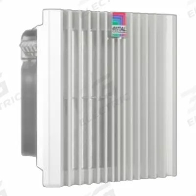 RITTAL Axial Fan: 103 cfm_128.3 cfm Airflow @ 0.000 in SP, 10 in Ht, 5 7/16 in Dp - Standard Square Axial Fans