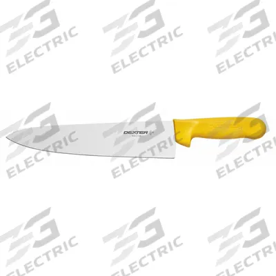 DEXTER RUSSELL Chef Knife: Curved, 15 in Overall Lg, Steel Blade, Polypropylene Handle - Chef's Knives
