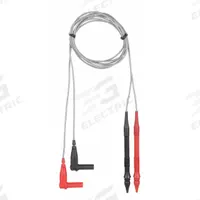 POMONA Test Leads: CAT II 600V, Retractable Probe, Right Shrouded Plug, 4 ft Lg, 20 AWG Wire Size (MPN 5953A). Key specifications — Brand: POMONA.
