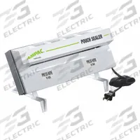 KAPAK BY AMPAC Heat Sealer: 10 in Max Seal Lg, 5/8 in Max Seal Wd, 4.5 mil Max. Seal Thick, 101-1. Key specifications — Product Type: Heat Sealer; Manufacturer Part Number: 101-1; Brand: KAPAK BY AMPAC.