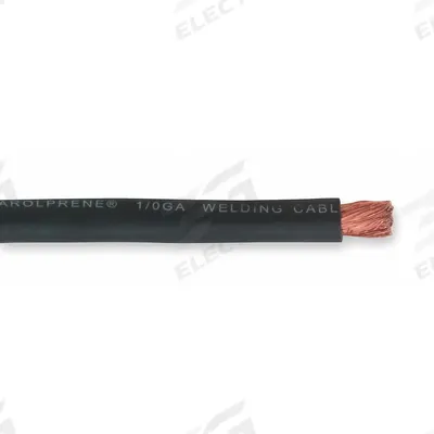 CAROL Welding Cable: 4/0 AWG Conductor Size, Black, 250 ft Lg - Welding Cables