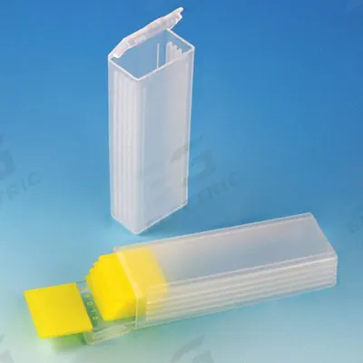 GLOBE SCIENTIFIC Lab Slide Mailer: Slides Holds Container, 5 Slides, Polypropylene - Lab Slide Mailers
