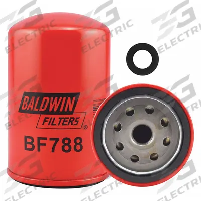 BALDWIN FILTERS Fuel Filter: Spin-On, 3 1/16 in Outside Dia, M16-1.50 Thread Size - Spin-On Fuel Filters