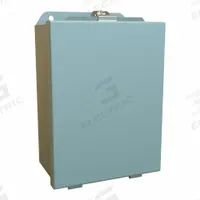 HAMMOND Enclosure: Steel, 8 in x 6 in x 4 in, NEMA 12/13/3R/4, Solid Cover, Clamp On (MPN HJ863LP). Key specifications — Closure Method: Screws; Brand: HAMMOND; Knockouts: Not Included.