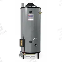 RHEEM-RUUD Commercial Gas Water Heater: Natural Gas, 65 gal, 360,000 BTU, 70.69 in Ht (MPN G65-360A). Key specifications — Display Sell UOM: EA; Market: Commercial; Standards: GAMA; Brand: RHEEM-RUUD; Low NOx: No; Water Connection Location: Top; Fuel Type: Natural Gas; Included Valves: Drain.