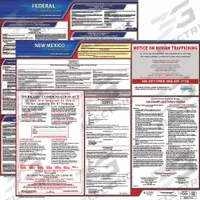 JJ KELLER Labor Law Poster: NM, English, Plastic, 30 in x 24 in, Federal and State Labor Law (MPN 100-NM-1). Key specifications — State/Province: NM; Language: English.
