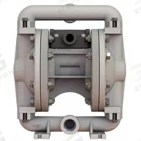 VERSAMATIC Double Diaphragm Pump: 316 Stainless Steel, 1/2 in, Tri-Clamp, 12 gpm, 231 ft Max. Head (MPN E5SP5F559C-FP). Key specifications — Brand: VERSAMATIC; Check Valve Material: PTFE; Seat Material: 316 SS.
