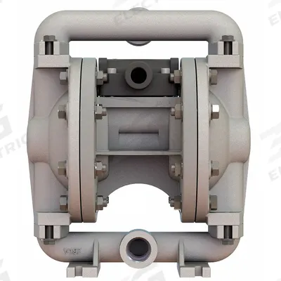 VERSAMATIC Double Diaphragm Pump: 316 Stainless Steel, 1/2 in, Tri-Clamp, 12 gpm - FDA-Compliant AODD Pumps