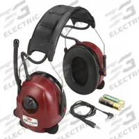 3M PELTOR Headset: Over-the-Head Earmuff, 26 dB NRR, 3.5mm Stereo, Listen, Red, Foam, Alert (MPN M2RX7A2-01). Key specifications — Cup Color: Red; Intrinsically Safe: No; Connection Type: 3.5mm Stereo; Two-Way Radio Communication Type - MERCH: Listen Only; Includes: 3.5mm Cable; Brand: 3M PELTOR; Foldable: No.