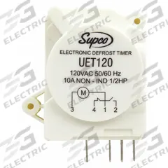 SEALED UNIT PARTS CO. INC Refrigerator Universal Timer: Mfr Part # UET120. Key specifications — attr1046436: Refrigerator Universal Timer; attr1046429: UET120; attr1040958: SEALED UNIT PARTS CO. INC.
