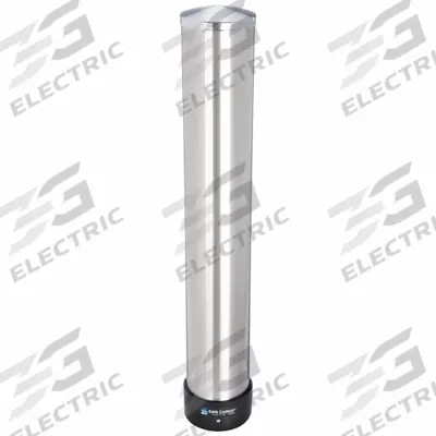 APPROVED VENDOR Cup Dispenser: 23 1/2 in Tube Lg, 6 to 10 oz Cups - Wall-Mount Cup Dispensers