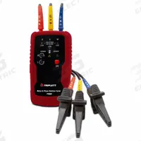 TRIPLETT Phase Sequence and Motor Rotation Tester: 45 Hz to 66 Hz, 70 V to 1,000 V, CAT IV 600V (MPN PR650). Key specifications — Circuit Connection Type: Non-Contact; Brand: TRIPLETT; CAT Safety Rating: CAT IV 600V.