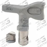 GRACO Airless Spray Gun Tip: Tips for Airless Spray Guns, Airless Spray Gun Tip, 0.021 in Tip Size (MPN XHD221). Key specifications — Product Type: Airless Spray Gun Tip; Compatible with Manufacturer Model Number: XHD001; Brand: GRACO; Color: Gray; Compatible with Series: XTR; Product Grouping: Tips for Airless Spray Guns.