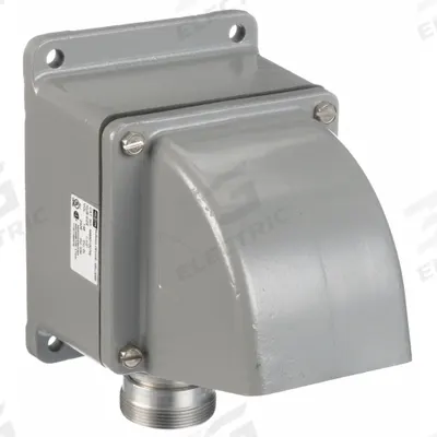 HUBBELL Back Box: For UL 1686 Pin & Sleeve Devices, 60 A_100 A, 1.5 in, Feed Through Hub - Back Boxes