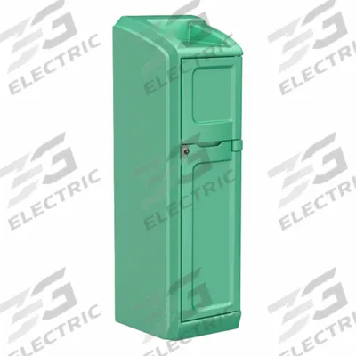 CORTECH Locker with Door: Green, 78 1/2 in Overall Ht, 26 in Overall Wd, 26 in Overall Dp - Lockers