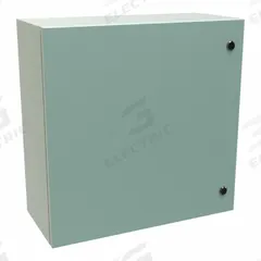 HAMMOND Electrical Enclosure: Steel, 24 in x 24 in x 10 in, NEMA 12/3R/4, Solid Cover, Hinged (MPN EN4SD242410GY). Key specifications — Closure Method: 1/4-Turn Latch; Brand: HAMMOND; Knockouts: Not Included.