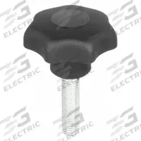 KIPP Hand Knob: 7 Point, Plastic w/ Steel Thread, M8 Thread, 15 mm Thread Lg, 32 mm Dia (MPN K0155.408X15). Key specifications — Brand: KIPP.