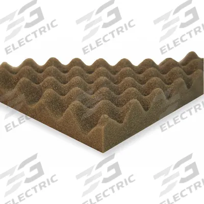 SOUND SEAL Acoustic Foam: 0.85 NRC, Gray, 27 in Overall Lg, 4 1/2 ft Overall Wd - Foam Acoustic Wall Panels