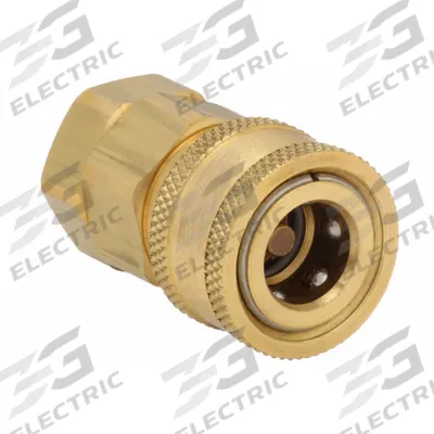 SNAP-TITE Hydraulic Quick Connect Hose Coupling: 3/8 in, Brass - H Series Hydraulic Quick-Connect Coupling Bodies