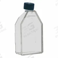 APPROVED VENDOR Plastic Cell Culture Flasks: Cell Culture, Polystyrene, 25 mL, 0.85 fl oz, Sterile (MPN CL-FT075P). Key specifications — Brand: APPROVED VENDOR; Includes Closure: Yes.