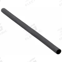 3M Heat Shrink Tubing: 1 in I.D. Before Shrinking, 0.5 in I.D. After Shrinking, 6 in Lg, 2:1, 100 PK (MPN EPS200-1-6"-Black PK100). Key specifications — attr202046: Black; attr211475: 3M.