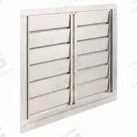 39"H-W 5 1/4"L SS Backdraft Dampr: For 36 in Fan, Double Panel, 39 in H, 39 in W, 2 in D, Horizontal (MPN 4FZK1). Key specifications — Airflow Direction: Horizontal; Blade Type: Flat Blade; Brand: DAYTON; Maximum Air Velocity: 2500 fpm; Mounting Position: Vertical.