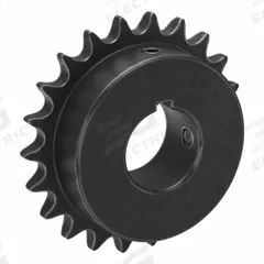 TSUBAKI Single Strand Sprocket: 40, For 1/2 in Chain Pitch, 1 1/4 in Bore Dia, 22 Teeth, Steel (MPN 40B22F-1D). Key specifications — Brand: TSUBAKI.
