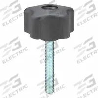 INNOVATIVE COMPONENTS Hand Knob: 5 Point, Plastic w/ Steel Thread, 3/8"-16 Thread, 2.25 in Thread Lg (MPN GN6C2250R5--S21). Key specifications — Brand: INNOVATIVE COMPONENTS.