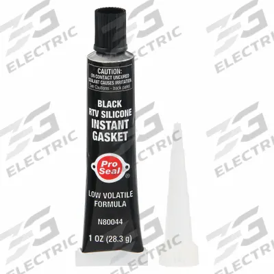 PRO SEAL RTV Gasket Maker: RTV Instant Gasket, 1 oz, Tube, Black - Oil-Resistant RTV Gasket Makers