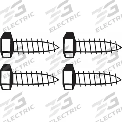 RUBBERMAID COMMERCIAL PRODUCTS Pan Head Screws: For FG612400YEL - Material Handling Parts