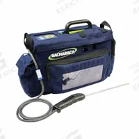MSA Refrigerant Leak Detector: Infrared Type of Sensor, 0.03 oz/yr Sensitivity, A2L Compatible (MPN H3015-8001). Key specifications — Charging Voltage: 16V DC; Compatible Refrigerant Type: R-401A; Brand: MSA; Product Type: Refrigerant Leak Detector; A2L Compatible: Yes.