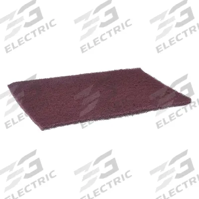 NORTON Sanding Hand Pad: 6 in x 9 in, Aluminum Oxide, Very Fine, Maroon - General Purpose Surface-Conditioning Pads for All Surfaces
