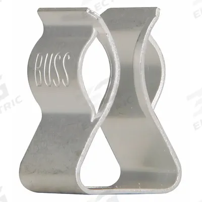 BUSSMANN Fuse Clip: Panel Mounting, 13/32 in Compatible Fuse Dia - Panel-Mounted Clips for Cylindrical Fuses
