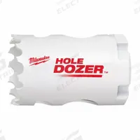 MILWAUKEE Hole Saw: 1 3/8 in Saw Dia., 3.5 Teeth per Inch, 1 5/8 in Max. Cutting Dp, Bi-Metal (MPN 49-56-5140). Key specifications — attr1098070: 3.5; attr1098087: MILWAUKEE.