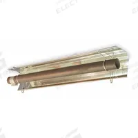 DAYTON Tube/Reflector Extension: Compatible with Dayton Infrared Tube Heaters, Flange-Mount (MPN 3VH27). Key specifications — Product Type: Assembly Components; Compatible with Product Type: Dayton Infrared Tube Heaters; Mounting Type: Flange-Mount; Includes: Tube Clamp; Overall Dimensions - H x W x D: 6 in x 13-3/4 in x 10 ft; Brand: DAYTON; Material: Black Coated Aluminzed Steel, Highly Polished Aluminum.