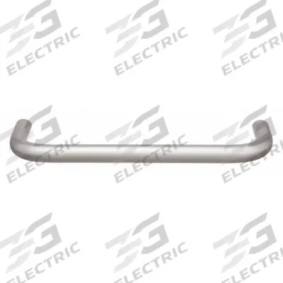 MONROE PMP Pull Handle: Weld-On, Stainless Steel, Silver - Load-Rated Weldable Standard "U" Pull Handles