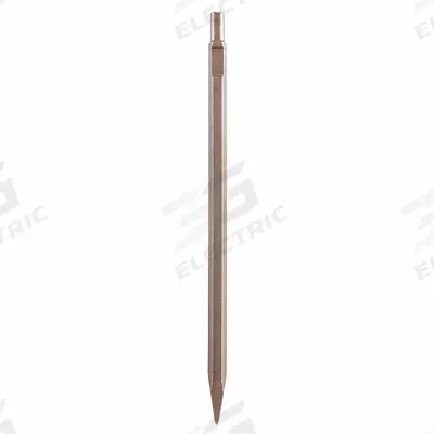 MILWAUKEE Chisel for Spline Tool: 1 23/32 in Head Wd, 18 in Overall Lg - Chisel Bits for Spline Demolition & Rotary Hammer Tools
